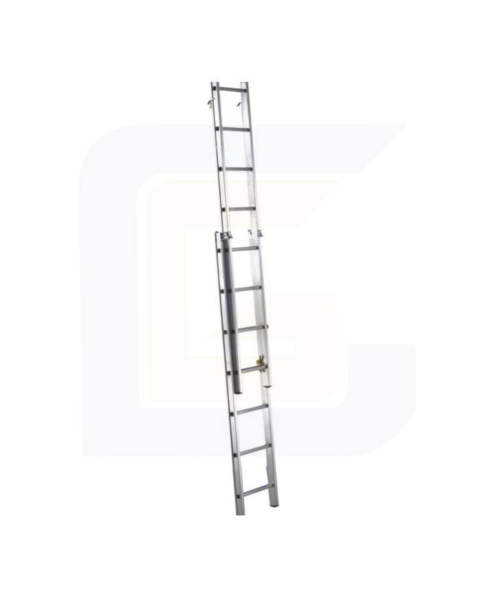 Nuova scaletta di base doppia alluminio m 2,0/3,4 (en1004)