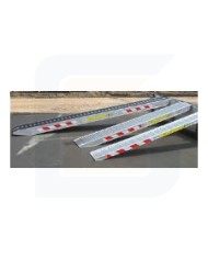 Coppia di rampe in alluminio con bordo mt 3,5