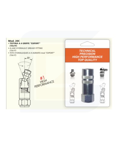 Testina a 4 griffe export