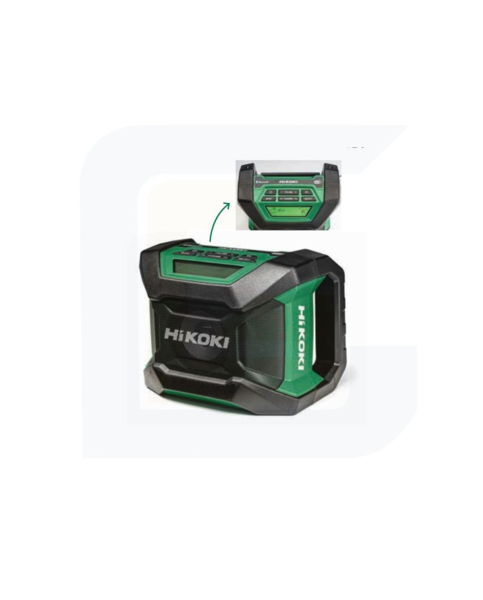 Radio bluetooth da cantiere ur18da 18 v