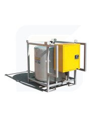 Serbatoio movitank 330 completo di gruppo pompa a batteria 12 v capacità 330 lt/ 50 lit/min