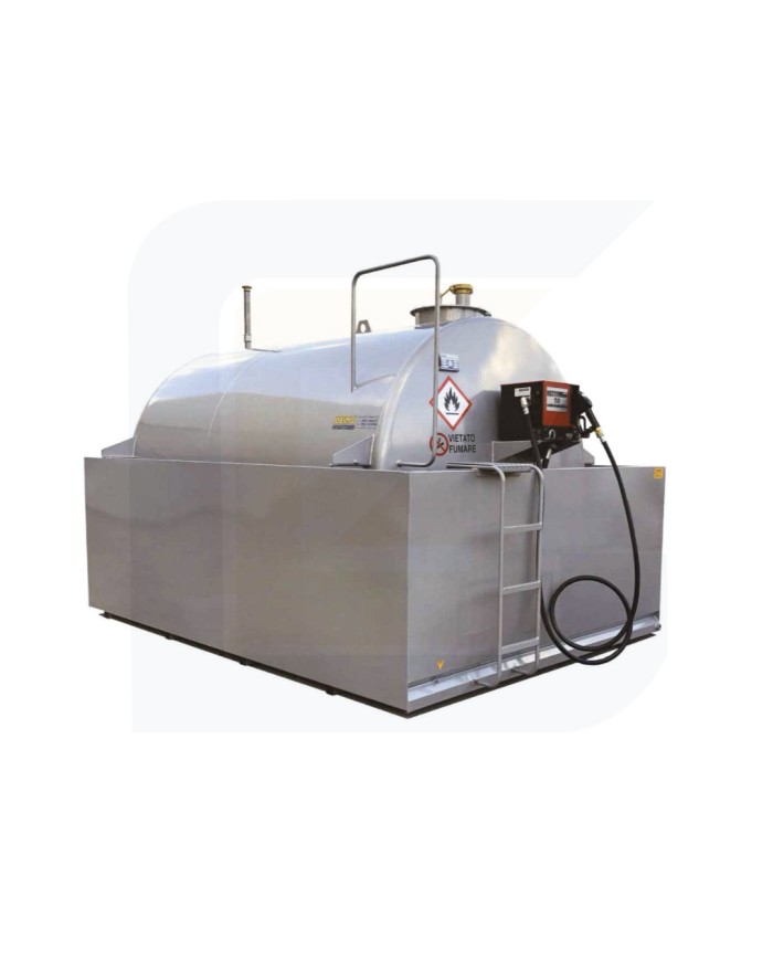 Serbatoio tank fuel cube 561 x lt 1200 senza tettoia 110% - disponibile su ordinazione -