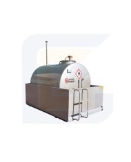 Serbatoio tank fuel ge lt 1200 con vasca al 50% senza tettoia - disponibile su ordinazione -
