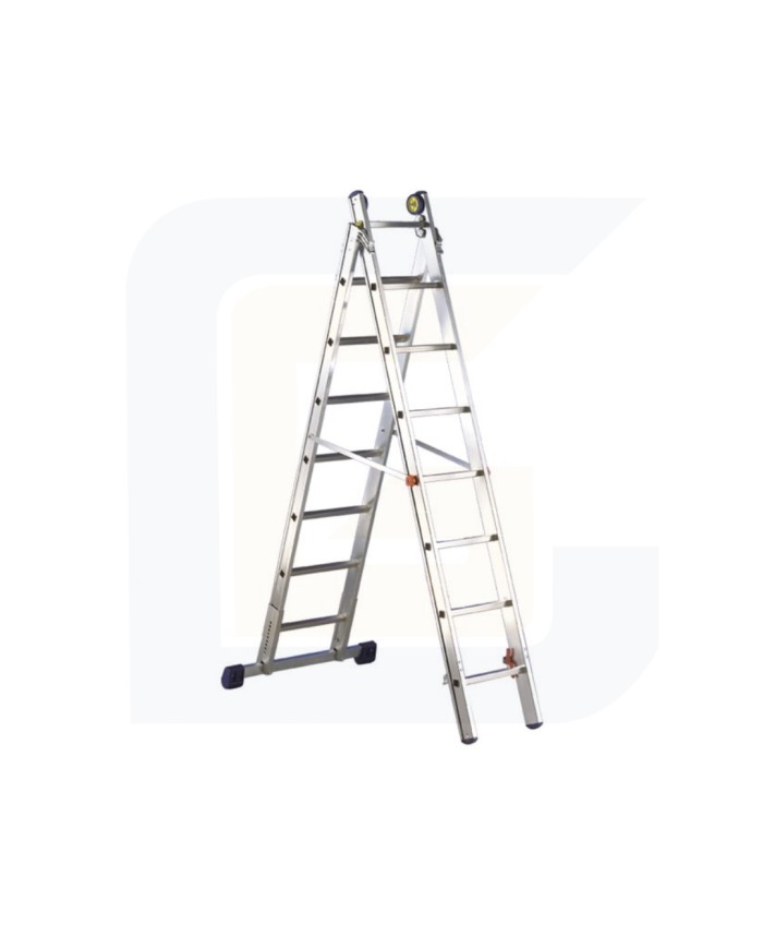 Scala luxe 2 n pioli per ogni tronco 08+09 gr 2,85 mt