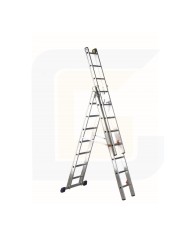 Scala luxe 3 n pioli per ogni tronco 07+08+08 gr 2,55 mt