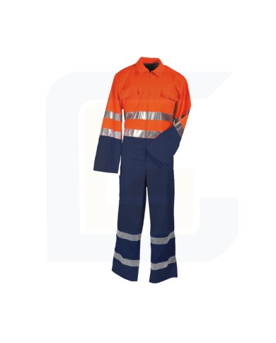 Tuta intera alta visibilità bicolore