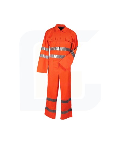 Tuta arancione fustagno