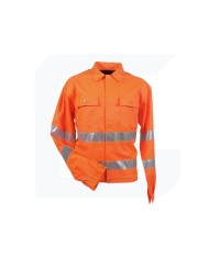 Pantalone c/pettorina giallo ad alta visibilità