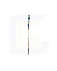 Imbragatura anticaduta con punto di ancoraggio dorsale e sternale.