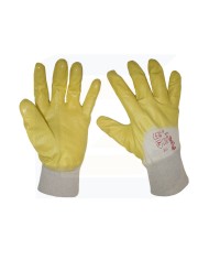 Guanti in fiore bovino bianco