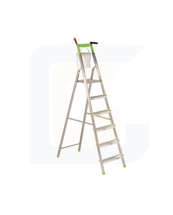 Scala doppia in alluminio a un tronco di salita 7 gr 1,50 m h