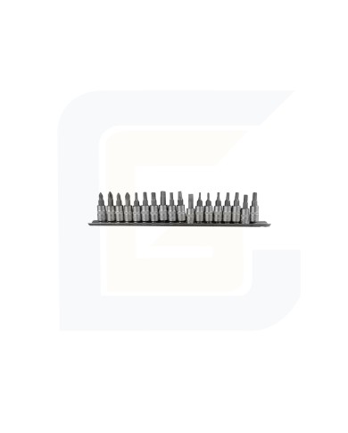 Set di inserti 1/4'' 18 pezzi