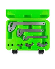 Set di 64 attrezzi in cassetta in acciaio