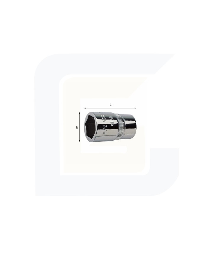 Chiave a bussola con bocca esagonale 235 3/8 mm 17