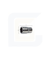 Chiave a bussola con bocca esagonale 235 3/8 mm 17