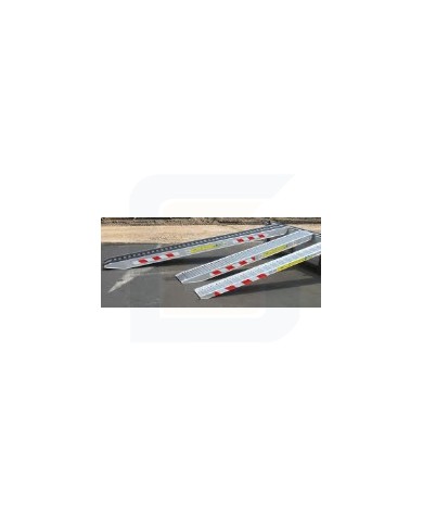 Coppia di rampe in alluminio con bordo mt 3,5