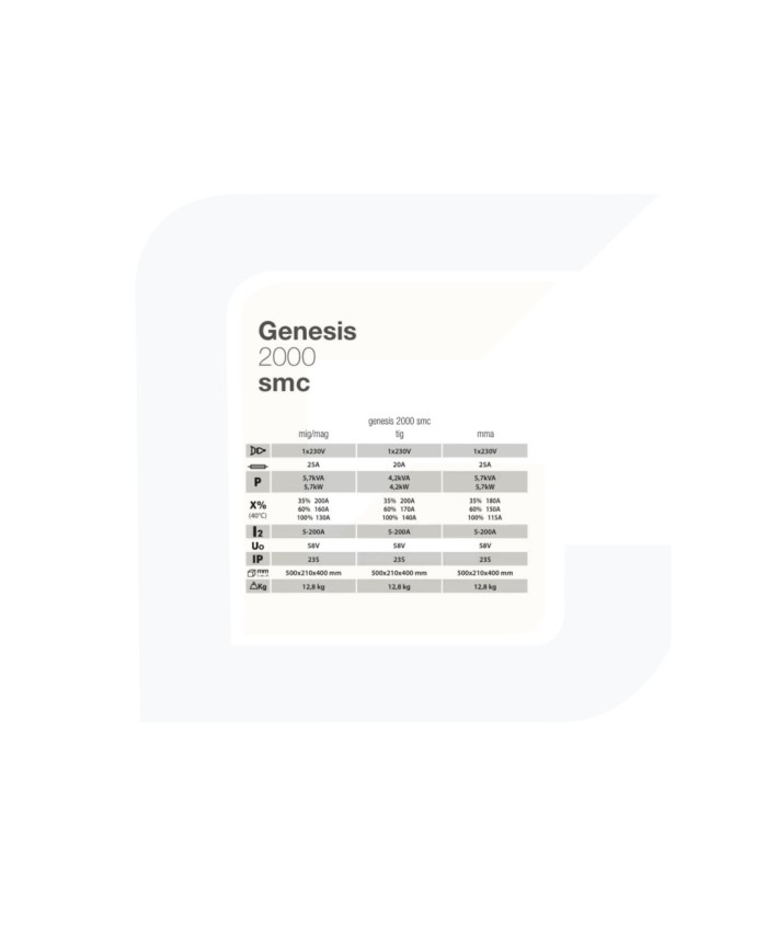 Saldatrice genesis 2000 smc