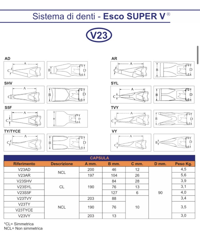 Punta v23syl