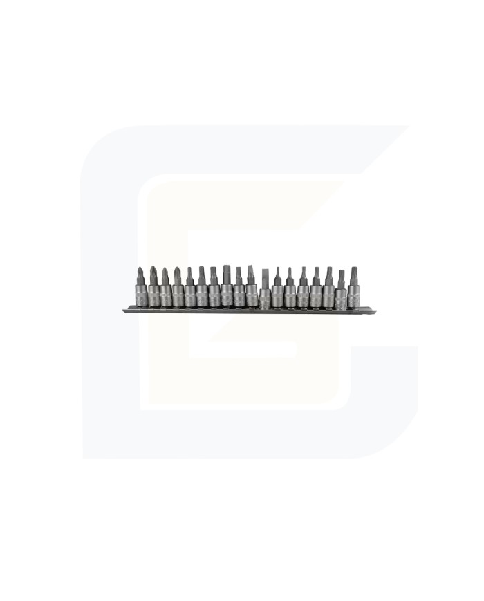 Set di inserti 1/4'' 18 pezzi