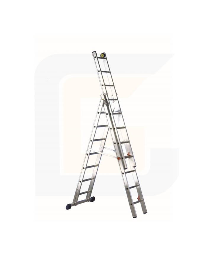 Scala luxe 3 n pioli per ogni tronco 07+08+08 gr 2,55 mt