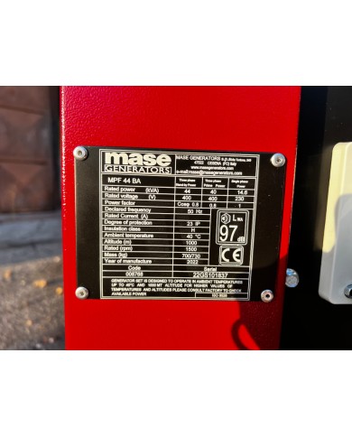 Gruppo elettrogeno mpf 44 ba mase - disponibile su ordinazione -