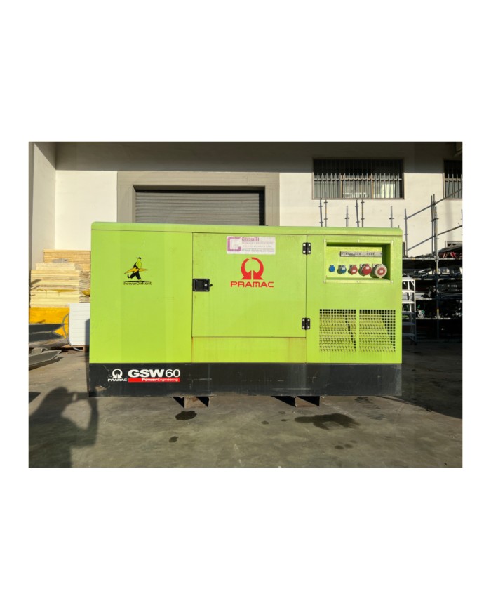 Gruppo elettrogeno gsw60 - disponibile su ordinazione -